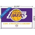 thumbnail image 3 of NBA Los Angeles Lakers - Logo 21 Wall Poster with Pushpins, 14.725" x 22.375", 3 of 6