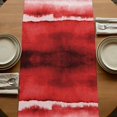 thumbnail image 5 of Table Runners 72 Inches Long Dress Scarves, Red Ombre Farmhouse Kitchen Table Runner, Coffee Tablerunners, Modern Abstract Art Farmhouse 14x72 Inch, 5 of 9