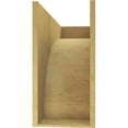 thumbnail image 4 of 12"W x 36"D x 24"H Classic Huntington Rough Cedar Woodgrain TimberThane Corbel, Primed Tan, 4 of 6