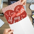 thumbnail image 5 of "I Love You with All of My Heart" Big Valentine's Day Greeting Cards and Envelopes – 8.5" x 11" Extra Large Jumbo Valentines Card, Huge Oversized Cards for Spouse, Boyfriend, Girlfriend – 2 per Pack, 5 of 7