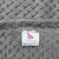 thumbnail image 5 of PiccoCasa Soft Microfiber Plush Flannel Blanket Luxury Bed Blanket, Gray Twin (60"x78"), 5 of 7