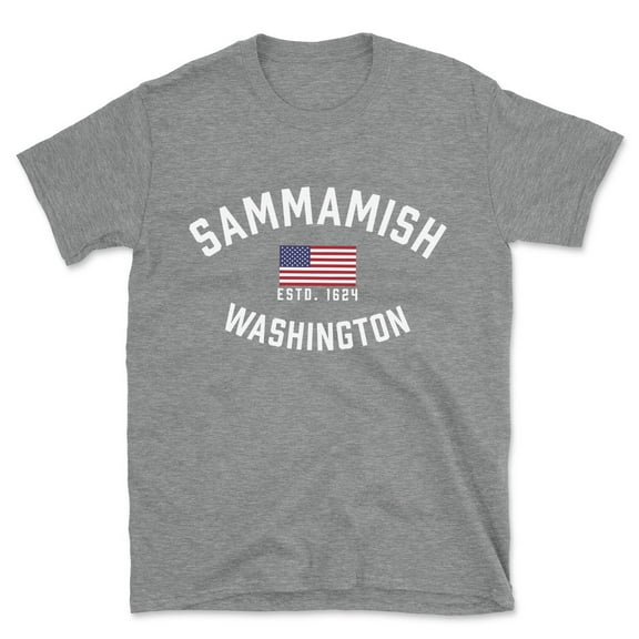 Sammamish Washington Patriot Men's Cotton T-Shirt