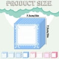 thumbnail image 5 of Sticky Notes, 4Pc Cute Pastel Coquette Memo Pads, Assorted Multi-Design Self-Adhesive Lined & Grid Note Pads, Decorative Stationery for Journaling, List Making, Office, Daily Planning, Reminders, 5 of 7