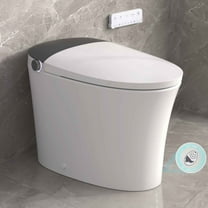 ADA Height Smart Bidet Toilet, Heated Seat, Auto Flush, Warm Air Dryer, Multiple Wash Modes, Powerful 1000g MAP Flush