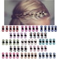thumbnail image 1 of Pinzas para el cabello, paquete de 65 mini pasadores, pasadores para fortalecer el cabello, accesorios para el cabello de flores mixtas de metal mixto para mujeres Sincero Producto electrónico, 1 of 6