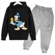 thumbnail image 3 of Nueva sudadera con capucha y pantalones con estampado de Mickey Mouse de Disney para niños de primavera, conjunto de ropa de alta calidad para niñas pequeñas, 3 of 5