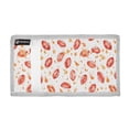 thumbnail image 2 of JIALIOU Nylon Trifold Card Wallet with ID Window Zipper Pocket for Men Women Teen Rugby with Fire, 2 of 7