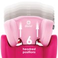 thumbnail image 3 of Diono Cambria 2 Latch 2 in 1 Booster Car Seat, Pink, 3 of 4
