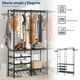thumbnail image 4 of Closet Armable para Ropa, Perchero, Closet Organizador, Ropero Armable Organizador 173 * 160 * 35 cm, Armario Portatil, Rack para Colgar Ropa, Multifuncional con Ganchos (Con 3 Divisiones), 4 of 8