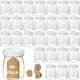 thumbnail image 1 of Frascos de vidrio para pudín iHomeCooker Mini, 100 ml, 3,4 oz, paquete de 60 unidades con tapas, 1 of 6