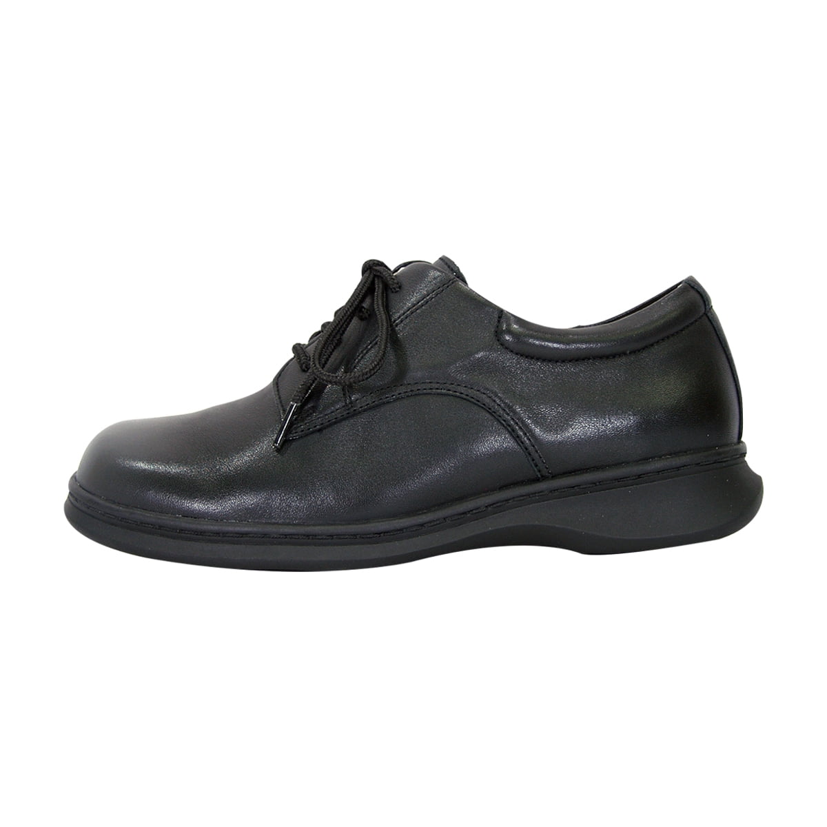 24 HOUR COMFORT Tim Wide Width Comfort Shoes For Work and Casual Attire BLACK 7