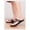 Brown, variant on Minimalist Cutout Leather Flip Flops Light Flat Contoured Insole Lightweight Daily Walking Trainers