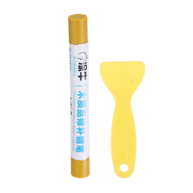 Uxcell Barras de Relleno de Madera Reparación de Rasguños de Muebles, Beige
