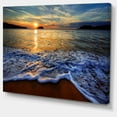 thumbnail image 2 of Plage de Sable Paisible avec Vagues - Impression sur Toile Extra Grand, 2 of 3