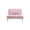 Pink Teddy, variant on Rustic Sofas, Convertible sofa bed futon with gold metal legs teddy fabric (White), White Teddy Modern Sofas,Fabric Leather Sofas, Furniture Primary Living Space Sofas