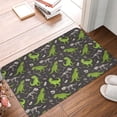 thumbnail image 5 of Balery Dinosaur Skeleton Doormat, Durable Flannel Fabric, Waterproof Stain and Fade Resistant, Low Profile,Indoor Outdoor Door Mats, Easy Clean Patio Entrance Mat, 16x24in, 5 of 9