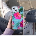 thumbnail image 5 of Water Flower Case for iPhone 13 Mini,Aesthetic Colourful Floral Plant Case for Men Women,Unique Soft TPU Bumper Case Cover, 5 of 5