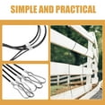 thumbnail image 3 of HONMEET 2Ud Cable De Inoxidable Para Pestillo De Resistente Y Ajustable En Color Negro, 3 of 7