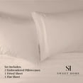 thumbnail image 5 of Sweet Home Collection 1500 Series Bed Sheets - Extra Soft Microfiber Deep Pocket Sheet Set - Beige, King, 5 of 6