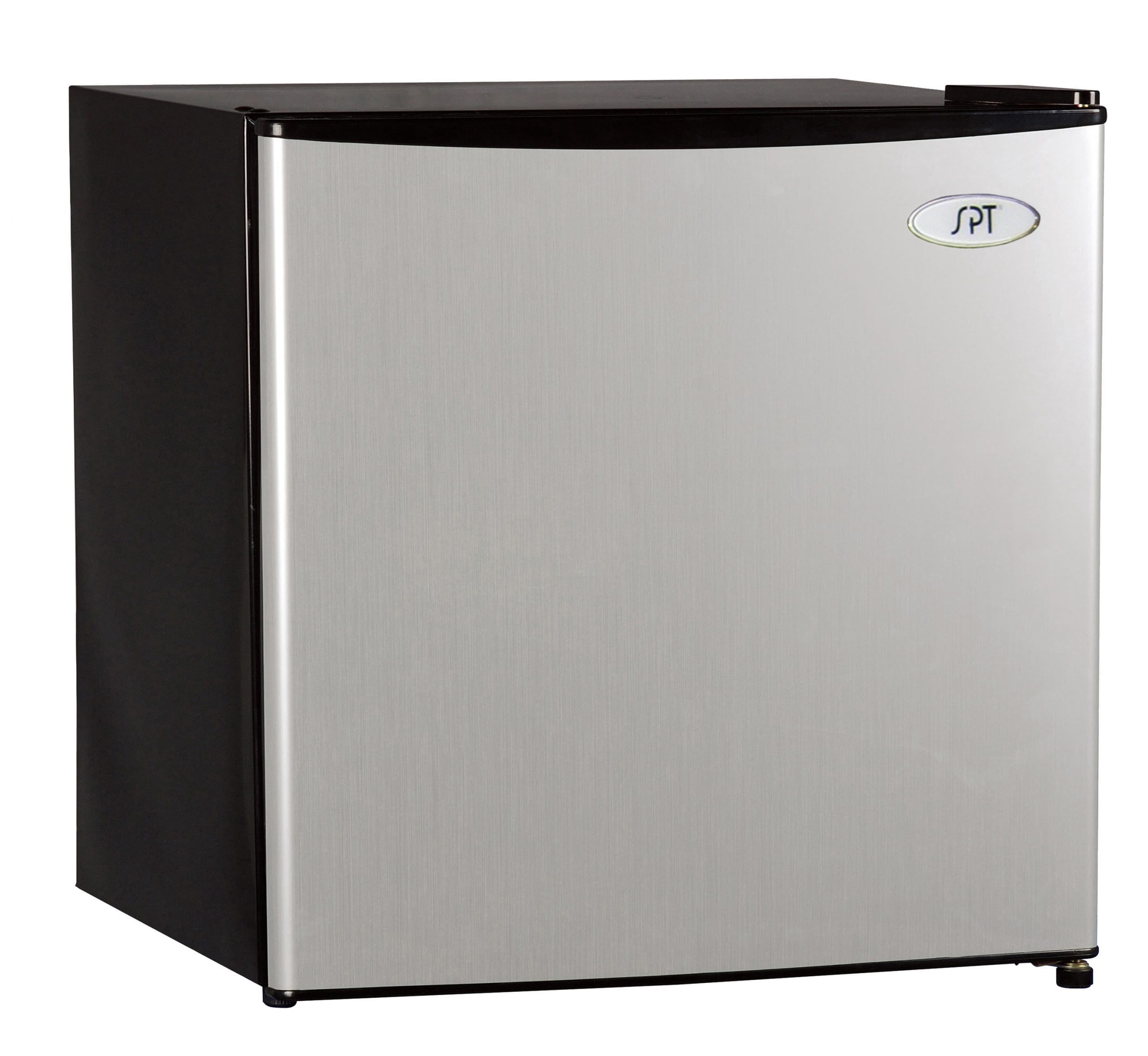 1.72 cu. feet Compact Refrigerator, Stainless Steel/Black
