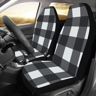 1pc Or 2pcs Or 3pcs Plush Plaid Thicken Warm Car Seat Cushion Pad