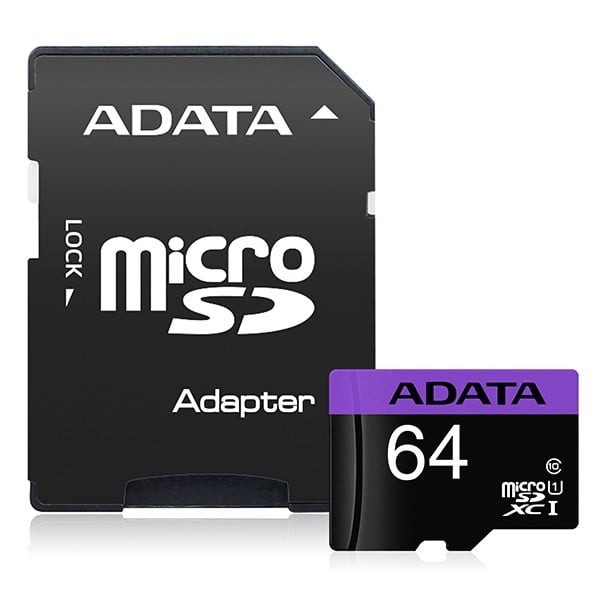 64GB Micro SD Card Memory Card SDHC SDXC TF U1 Class 10 With Adaptor Full HD 