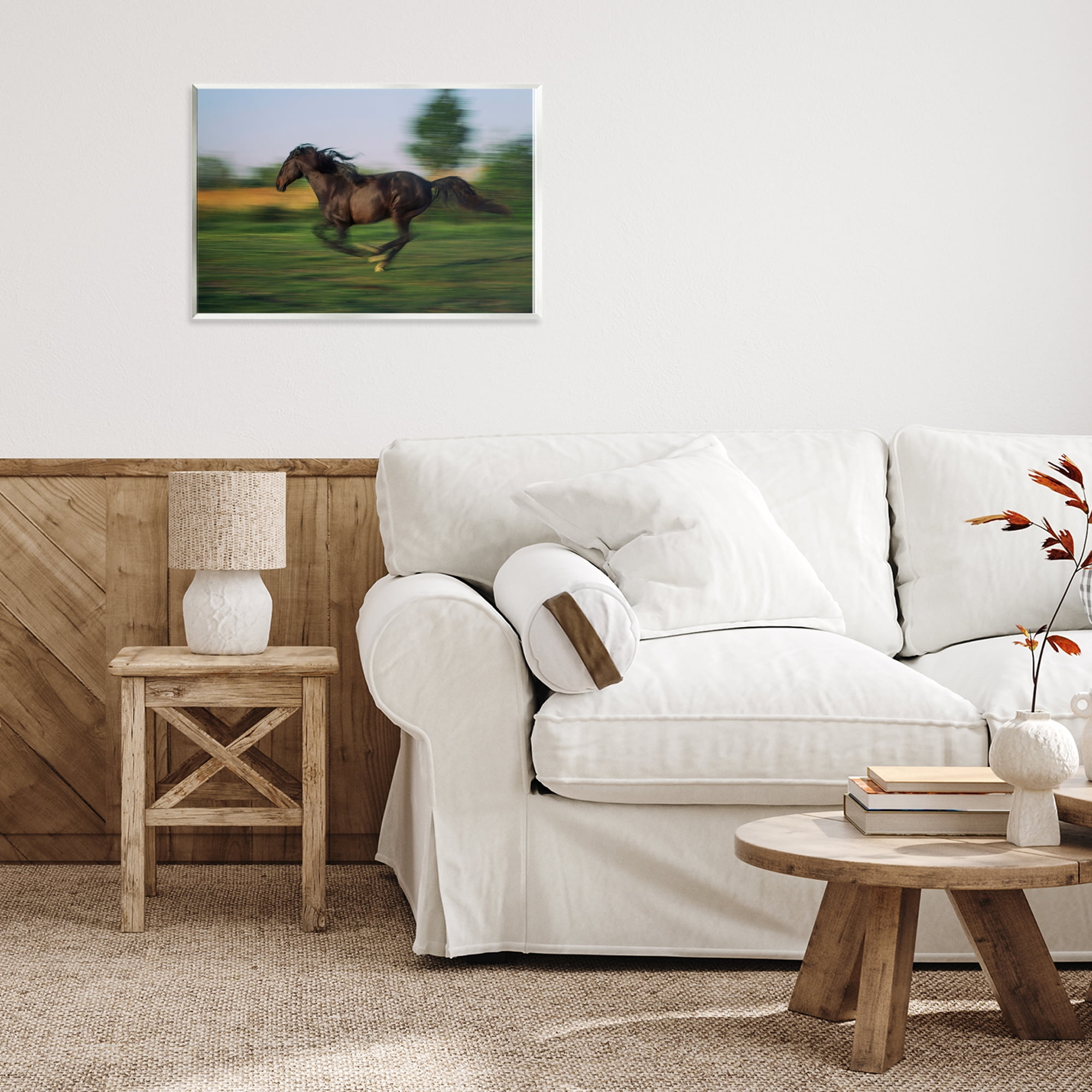 Stupell Industries Dashing Camargue Racehorse Wall Plaque Art, design by Scott Stulberg