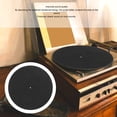 thumbnail image 3 of Almohadilla de Registro de Vinilo, Platón de Platón Giratriz Negro de Goma Resistente Al Goma de Goma Mat 12in Para Reproductor de Discos, 3 of 7