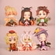 thumbnail image 2 of Cazadora de Anime figura Kamado Nezuko/Kanroji Mitsuri/Rengoku Kyoujurou/Kochou Shinobu figura de acción Kimetsu no Yaiba estatuilla Gong Bohan LED, 2 of 2