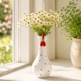thumbnail image 3 of Whimsical Chicken Flower Vase, Cute Chicken Vase, Farmhouse Home Decor, Cute Decorative Vase for Kitchen Table, Shelf, Living Room & Country Style Gifts, White, 3 of 4