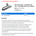 thumbnail image 2 of Idle Control Valve - Compatible with 1991 - 1994 BMW 318is 1.8L 4-Cylinder 1992 1993, 2 of 2