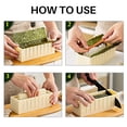 thumbnail image 2 of 10pcs/set Sushi Maker Kit Plastic Sushi Molds Easy DIY Cooking Sushi Preparation Kit Rice Roller Kit, 2 of 6