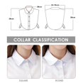 thumbnail image 4 of KuKuZhu Women Cotton Fake Collar Decoration Blouse Detachable Shirt Collar Sweater False Collars Lapel Top Women Apparel Accessories, 4 of 6