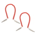 thumbnail image 1 of WEUVEB 2 Pcs Pinces à Bavette en Métal Durable avec Chaîne Porte-Serviettes Rouges pour Usage Dentaire Faciles à Attacher, 1 of 8