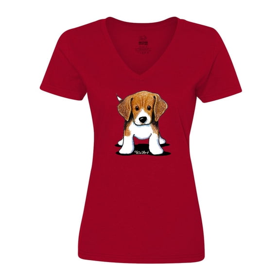 Inktastic Beagle Women's V-Neck T-Shirt