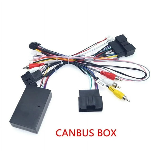 Car 16Pin Android Power Wiring Harness With Canbus box For Ford Focus(12-18) 9.7'' 10.4'' 12.4''