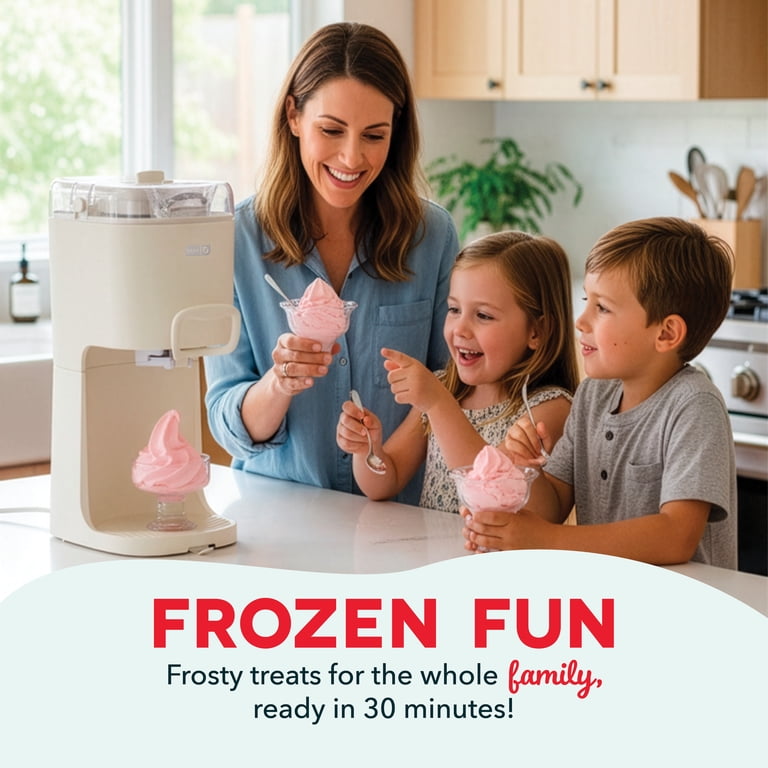 Dash Soft Serve Ice Cream Maker, Cream photo 3
