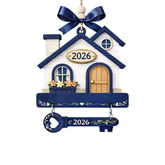 House Warming Gifts New Home - Housewarming Gift Presents for Women, Couple-New House Owners Gift Ideas - Wooden Home Ornament 2026 Blue