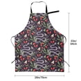 thumbnail image 6 of Goofa Snakes And Snake Fruit Printed Waterproof Apron 33" Chef Aprons for Men Heavy Duty Chemical Work Apron Adjustable Bib Apron, 6 of 9