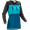 Aqua/Dark Teal/Black, variant on Fly Racing F-16 Youth Girls Jersey - 2022 Model - Aqua/Dark Teal/Black - YLG