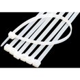 thumbnail image 3 of Bridas para cables de 200 mm x 2,5 mm, bridas para cables, bridas para cables de nailon Rilsan, bridas para cables de 200 mm, blanco, paquete de 600 piezas, blanco, 3 of 5