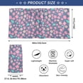 thumbnail image 3 of Mens Shower Wrap Adjustable Bath Wrap Towel Body Towels for Gym Shower Sauna Spa Pink Teal Small Flowers 60x28, 3 of 7