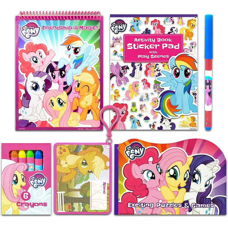 Crayola My Little Pony Coloring Pages and Stickers 