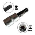 thumbnail image 5 of qiya 1pc for Torx Bit Sockets 1/4 Inch Driver Star Bit T8-T40 Screwdriver Bits Bit, 5 of 9
