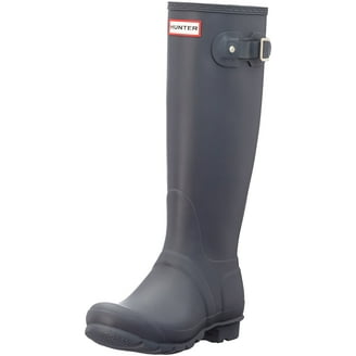 Hunter Original Women's Refined Tall Wellington Boot In Black Size