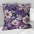 thumbnail image 4 of Designart "Moody Eerie Elegance" Floral Printed Throw Pillow, 4 of 5