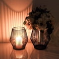 thumbnail image 4 of Portavelas perfumado linterna creativa negra Xemadio WL-00912, 4 of 8