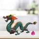 thumbnail image 1 of Adornos de Bestia Mítica Oriental CUTICAT de Chino Simulado Figura de dragón azul, 1 of 8