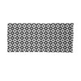 thumbnail image 2 of Fleur De Lis Neck Gaiter, Checkerboard Logo, Unisex, Black White, by Ambesonne, 2 of 3