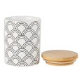 thumbnail image 2 of DII Kitchen Ceramics Collection, Canister Set, Mixed Print, White/Black, 3 Piece, 2 of 4